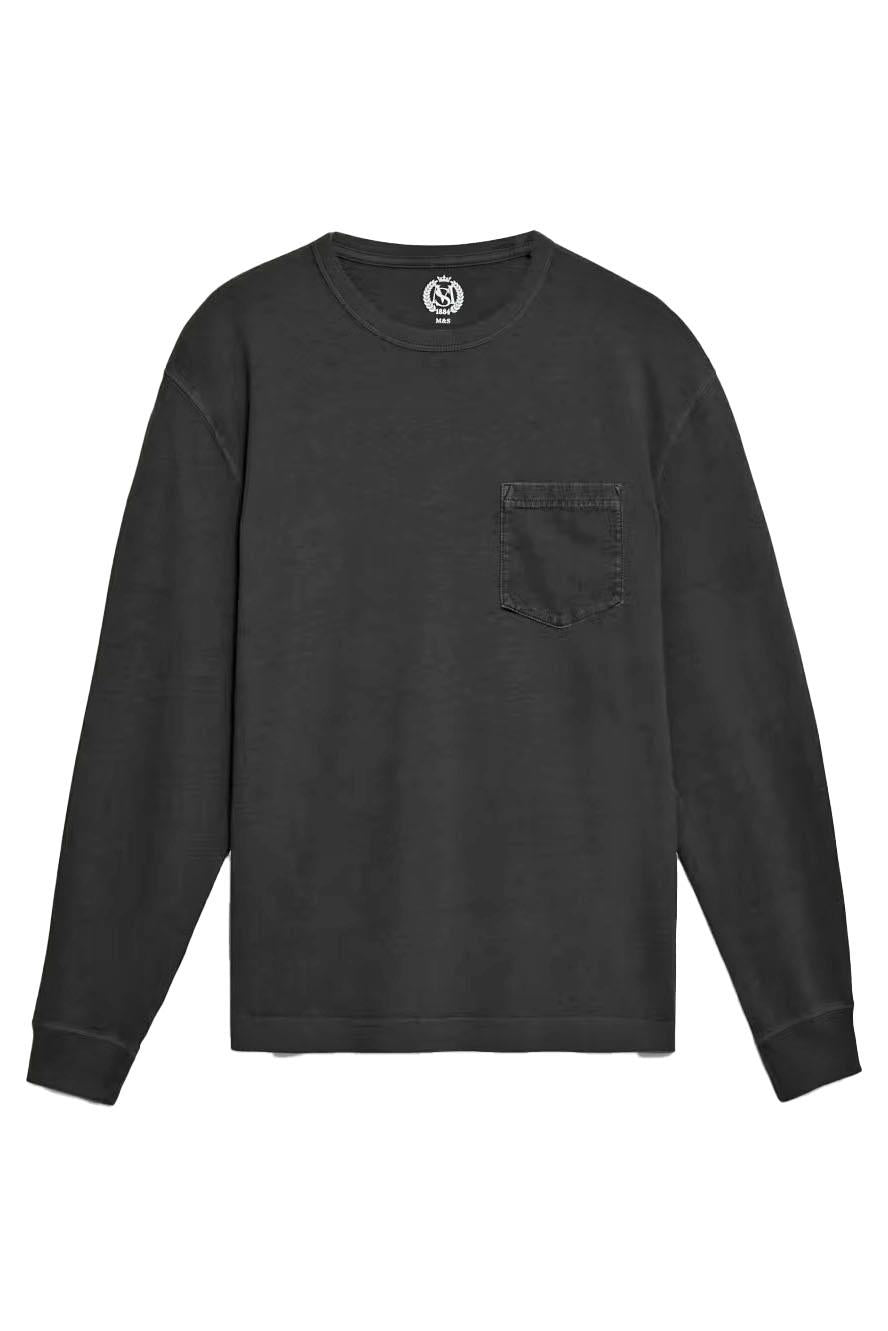 Mens Pocket Long Sleeve T-Shirt