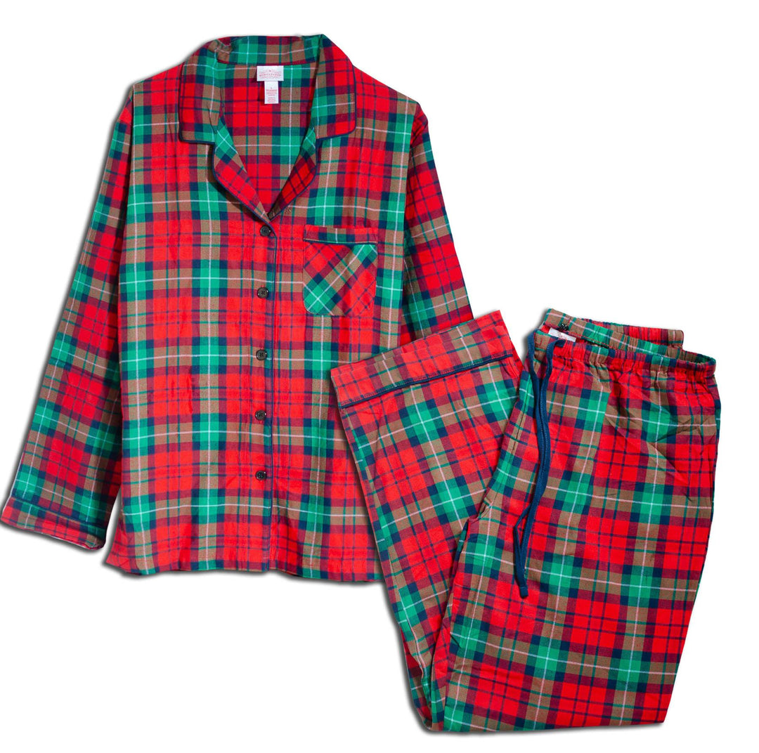 Cotton Tartan Check Pyjama Set