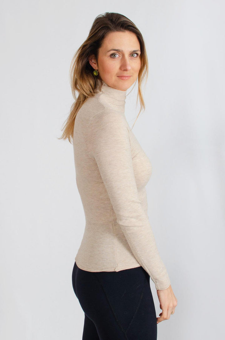 Roll Neck Fitted Jumper