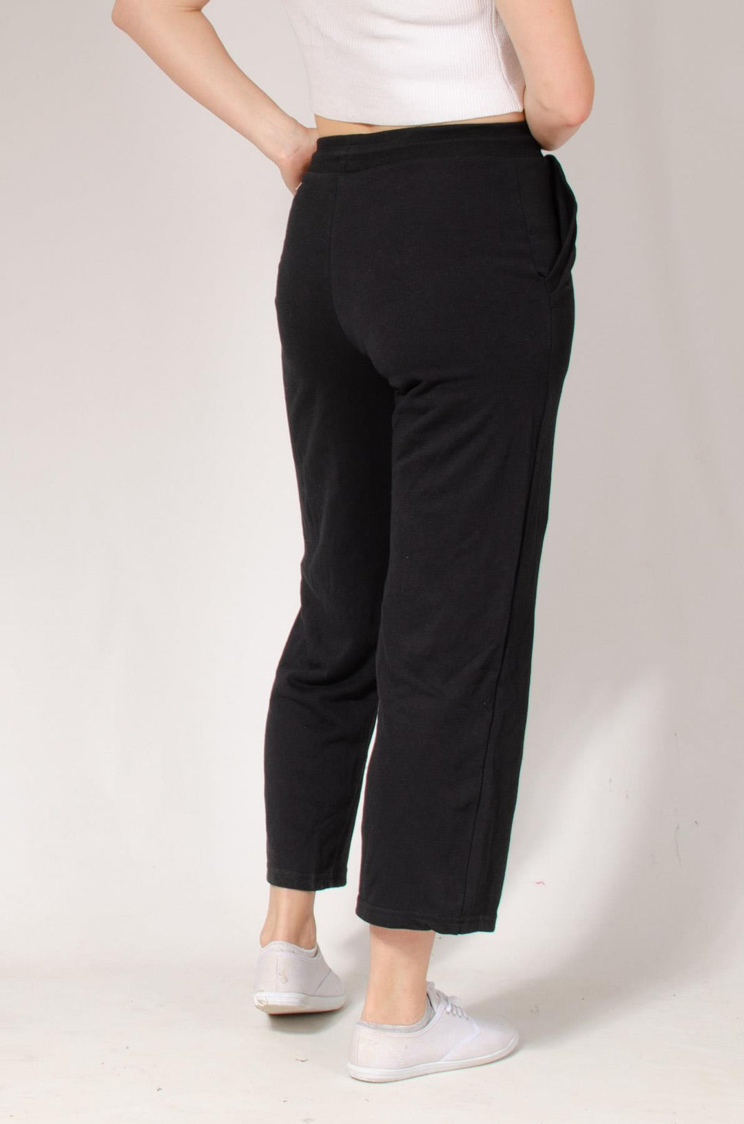 Wide Leg Cropped Joggers