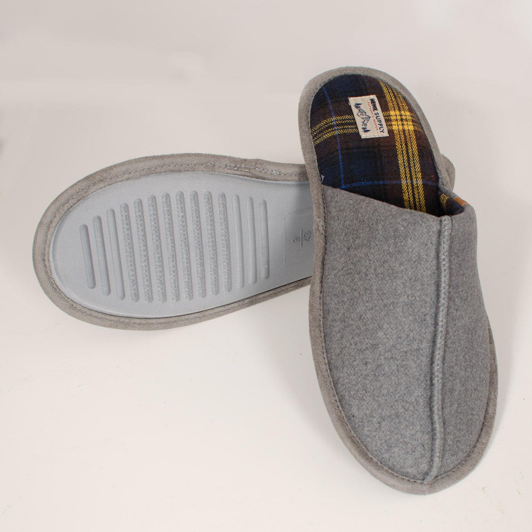 Mens Mules Memory Foam Slippers