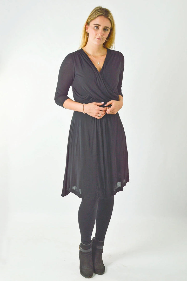 Great Plains (FCUK) Fine Jersey Wrap Skater Dress