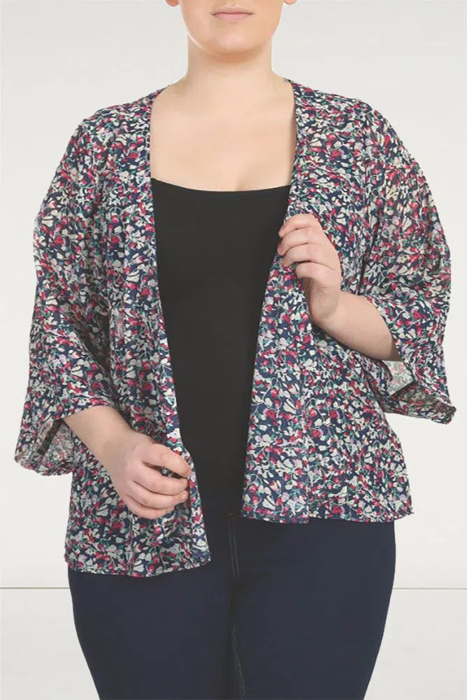 Floral Chiffon Bolero