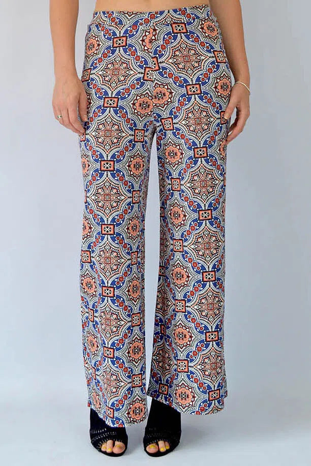 Tile Print Trousers