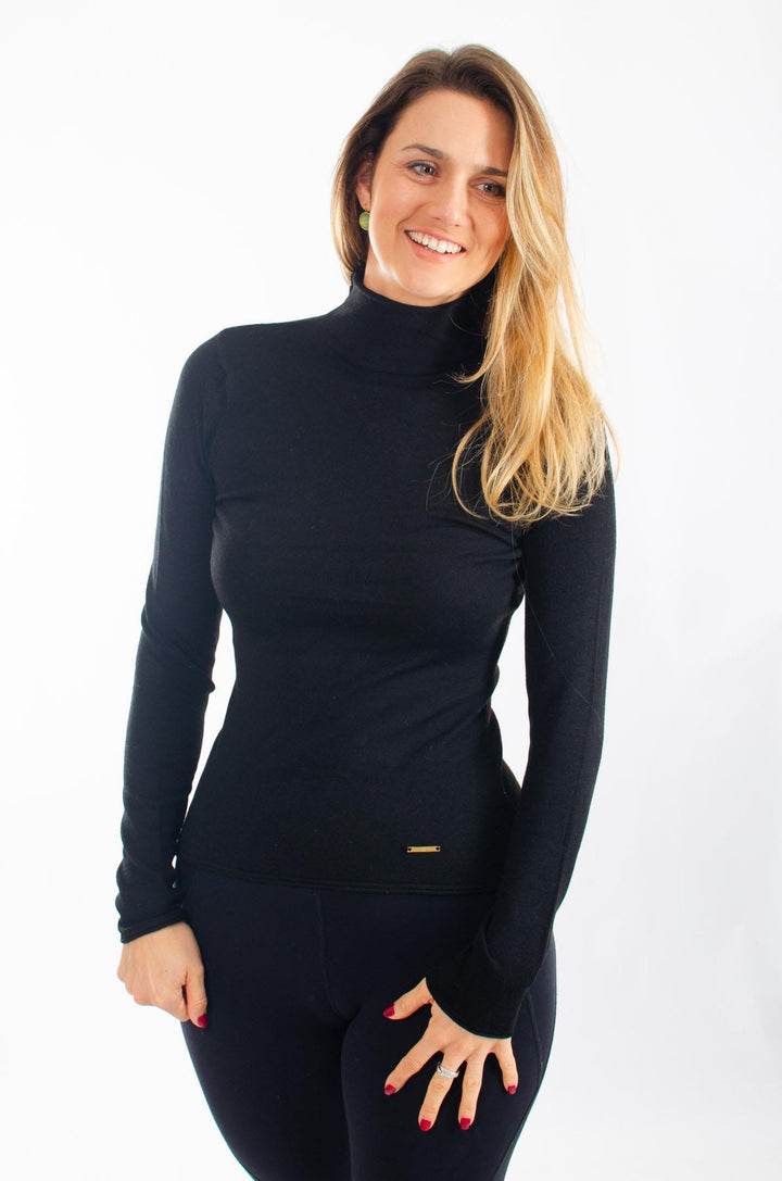 Roll Neck Fitted Jumper