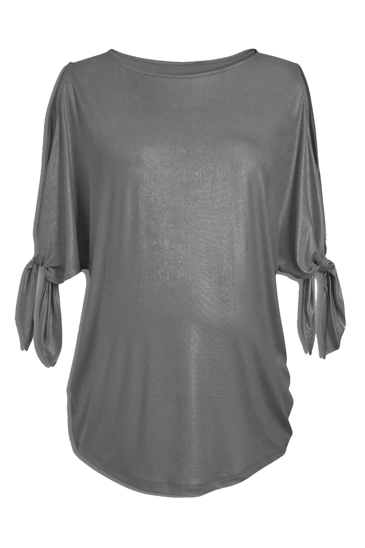 Slinky Cold Shoulder Top