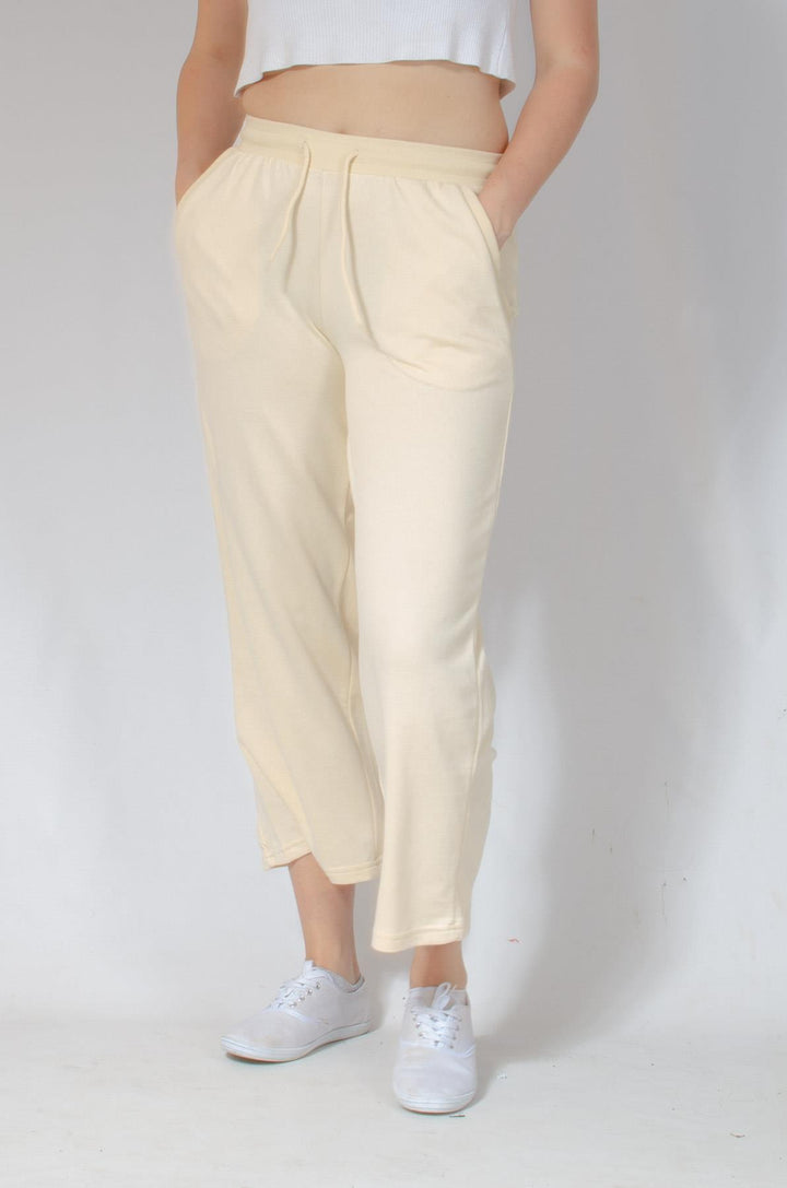 Wide Leg Cropped Joggers