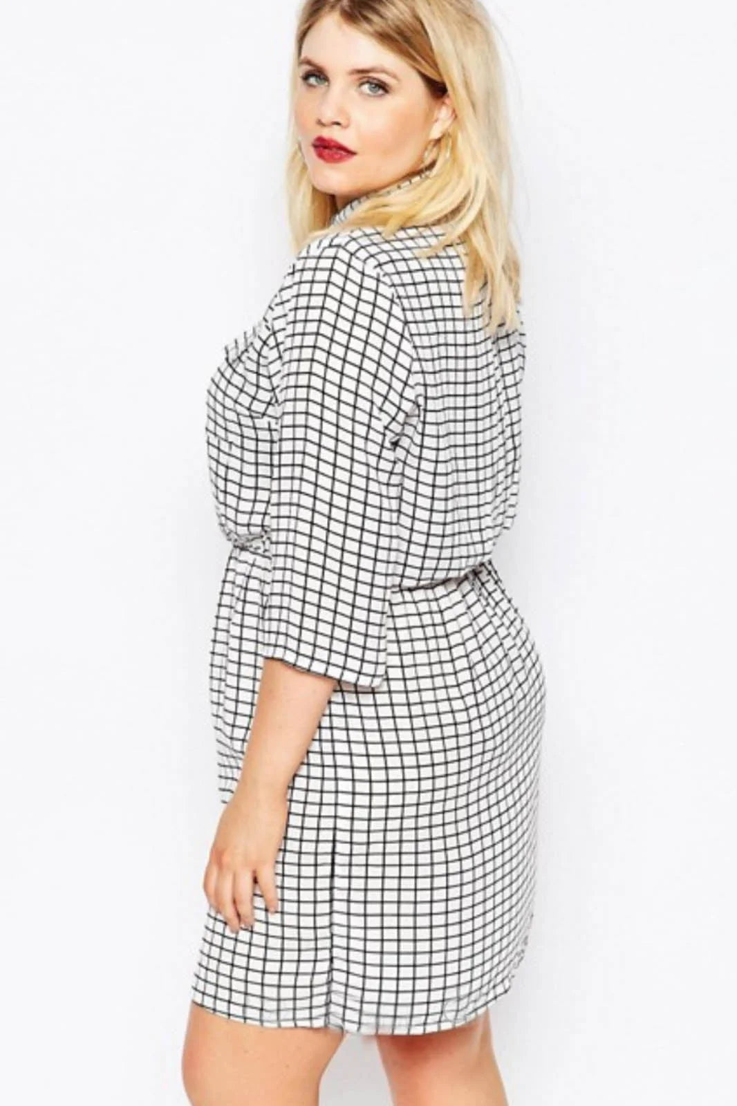 Boohoo Check Shirt Dress