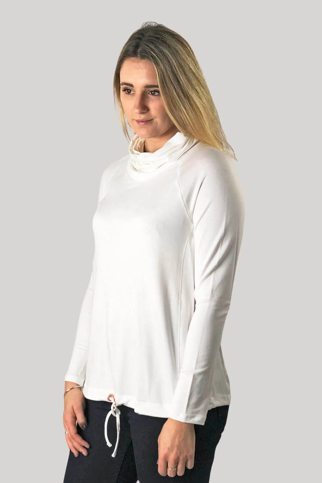 Cowl Neck Jersey Top