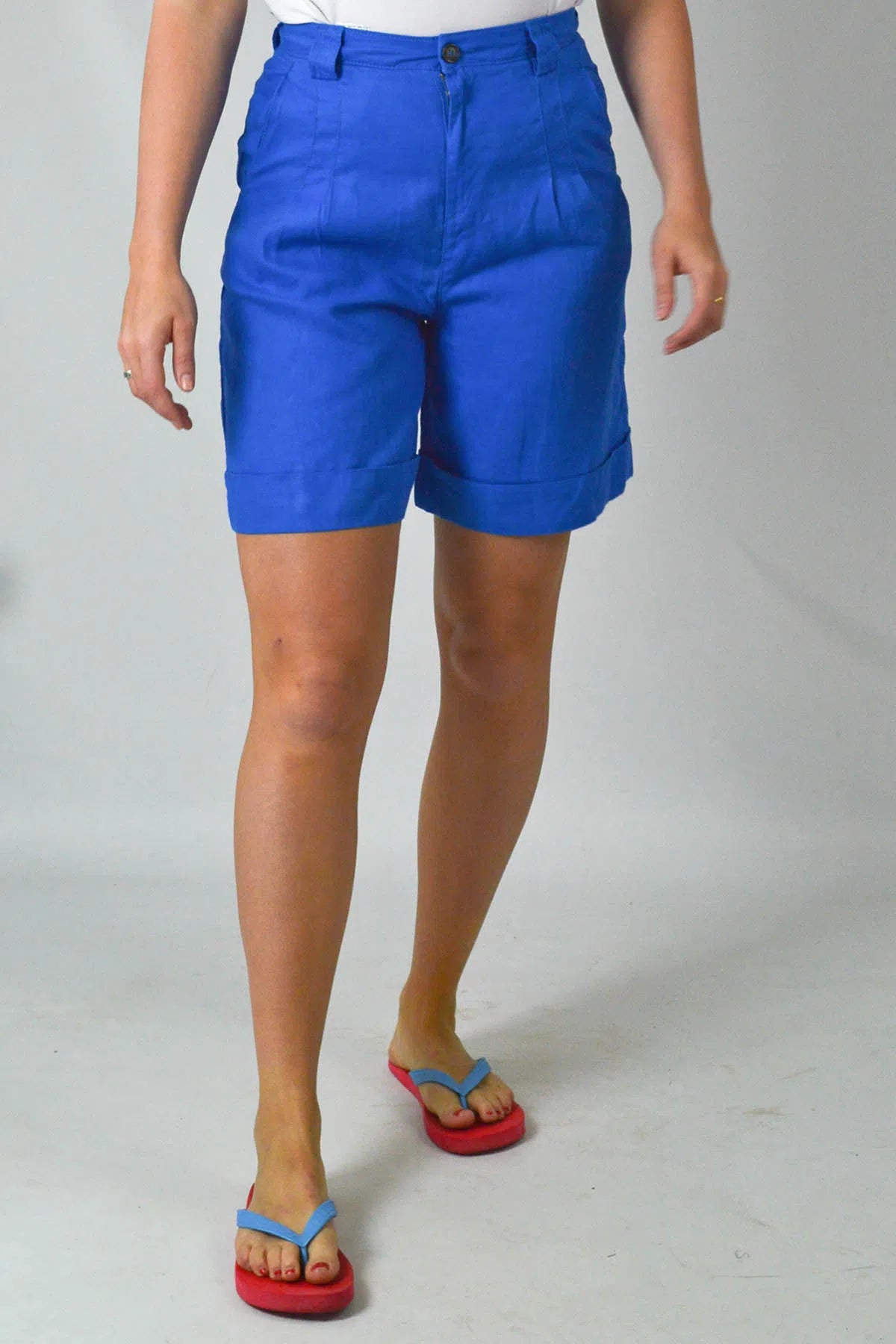 Long Cotton Bermuda Shorts