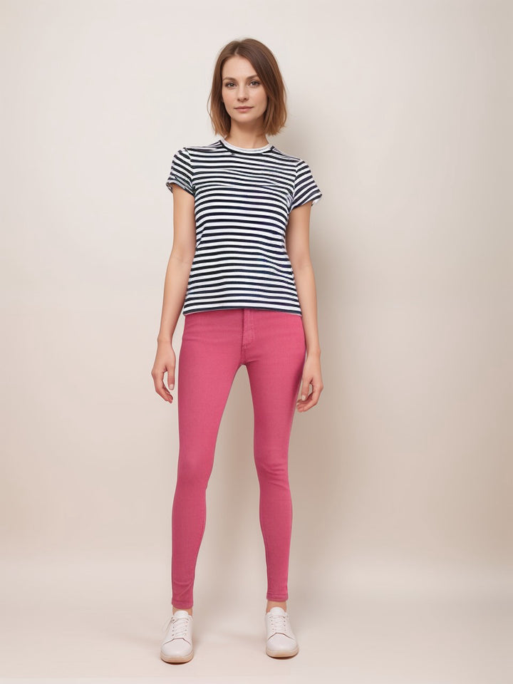 Tencel Skinny Coloured Jeans