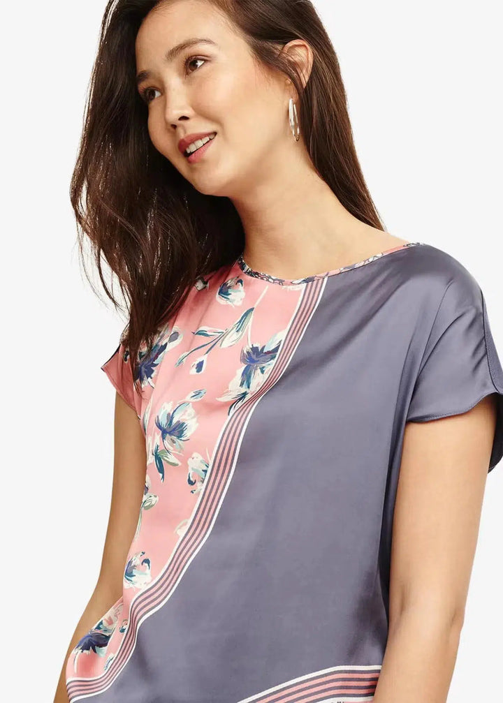 Floral Satin Top