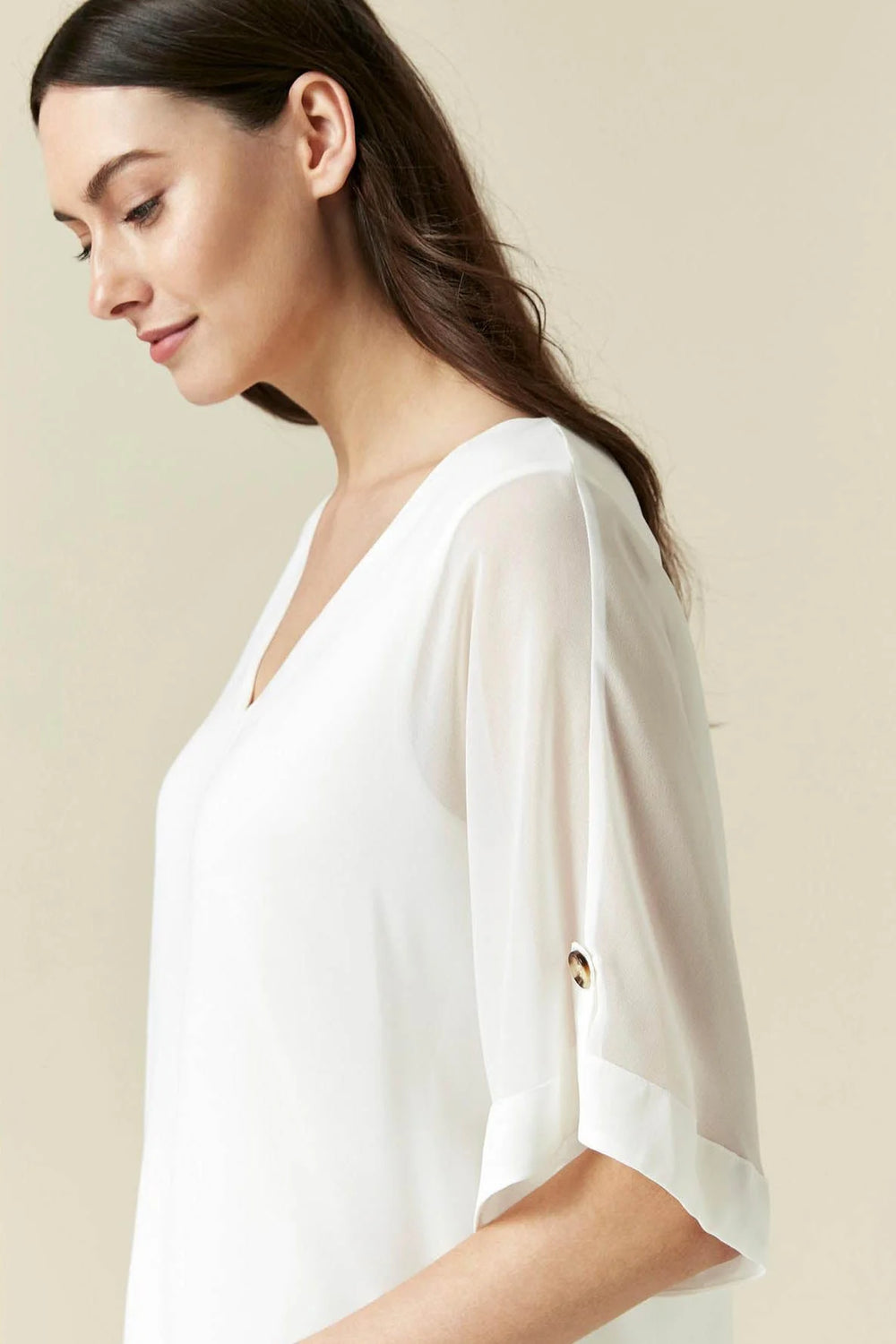 Wallis Short Sleeve V Neck Blouse