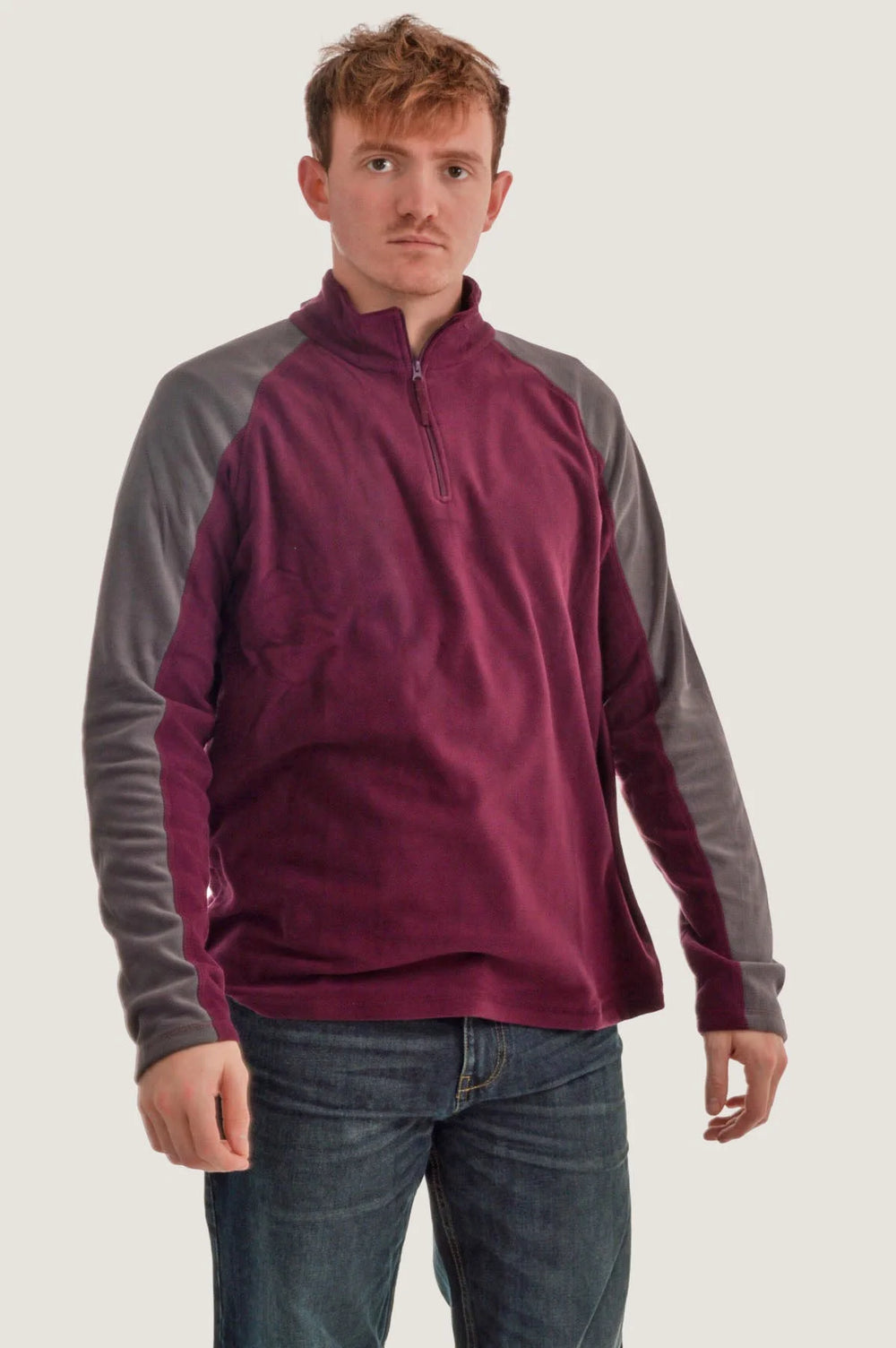 Mountain Warehouse Two Tone Fleece Burgundy / XS