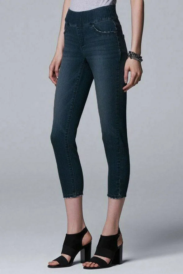 Vera Wang Stretch Capri Crop Jeggings