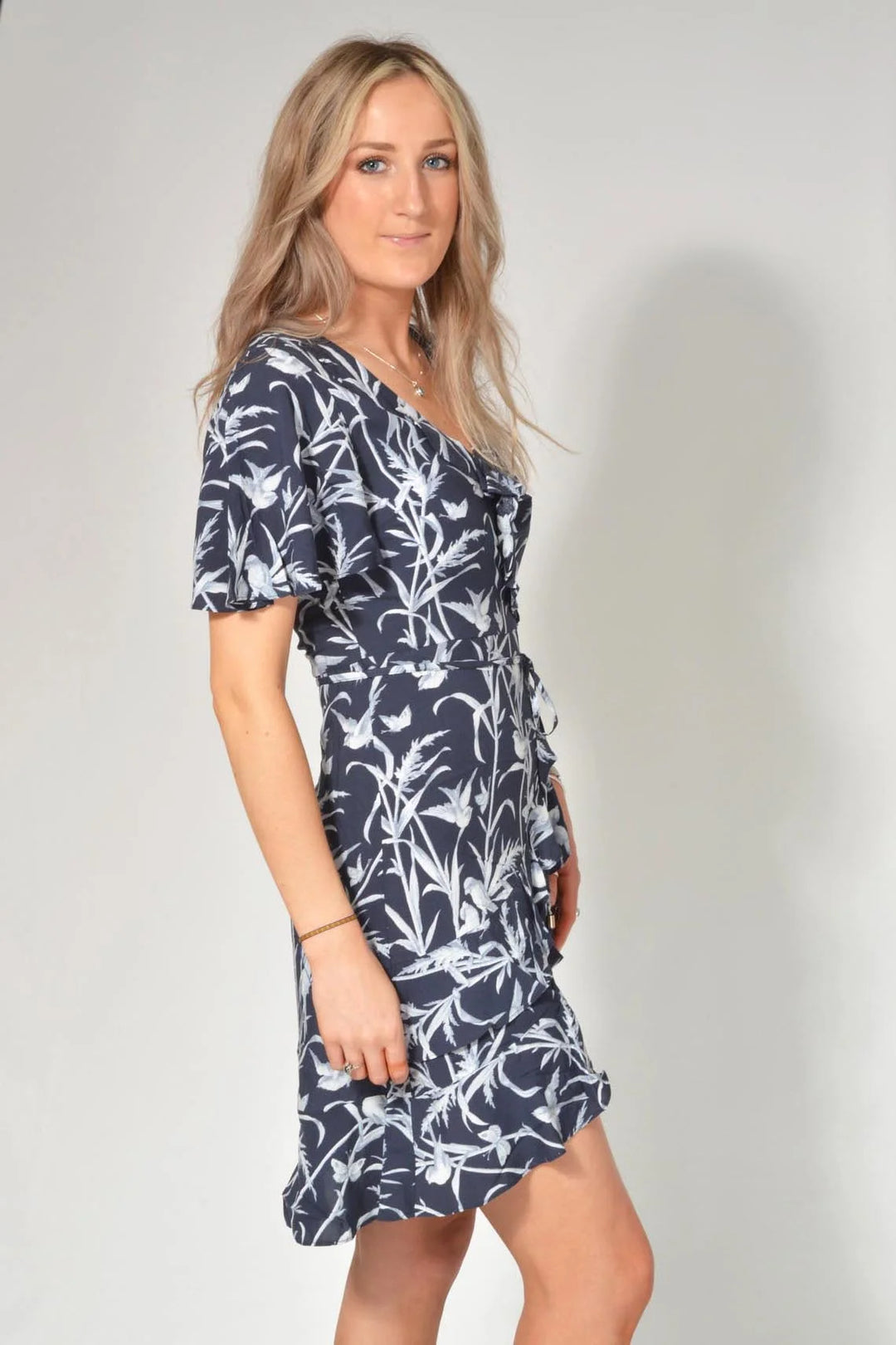 Oasis Floaty Floral Wrap Dress