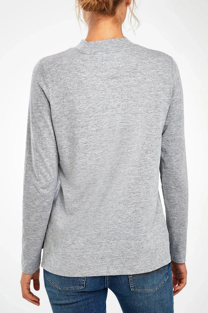 Secret Label High Neck Long Sleeve Jersey Top