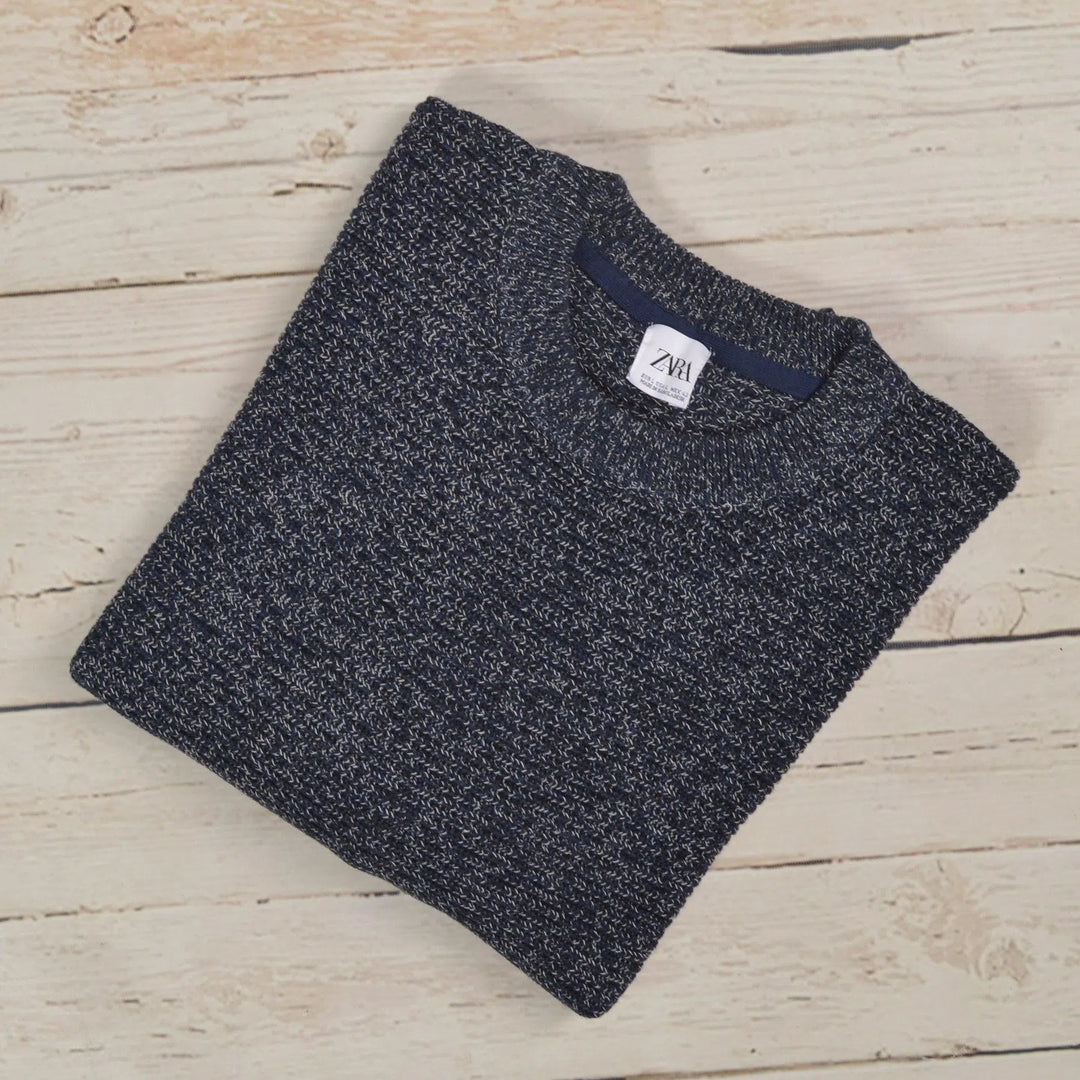 Ribbed Crew Neck Jumper