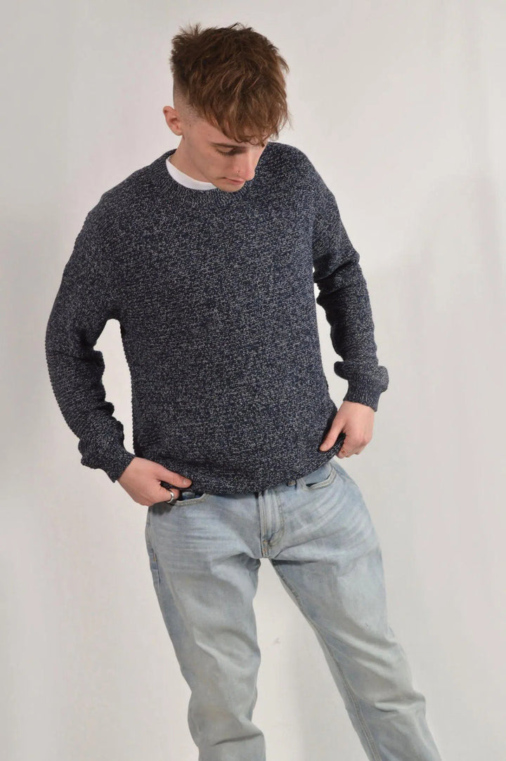 Ribbed Crew Neck Jumper