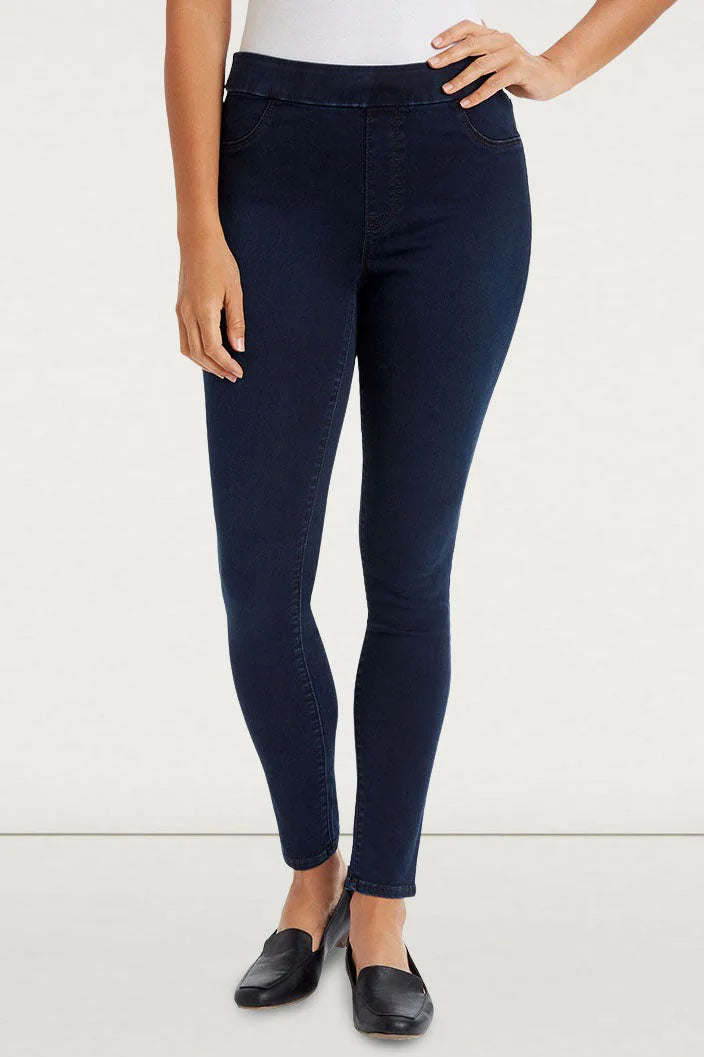 Gloria Vanderbilt Beverly Stretch Jeggings Navy / 6