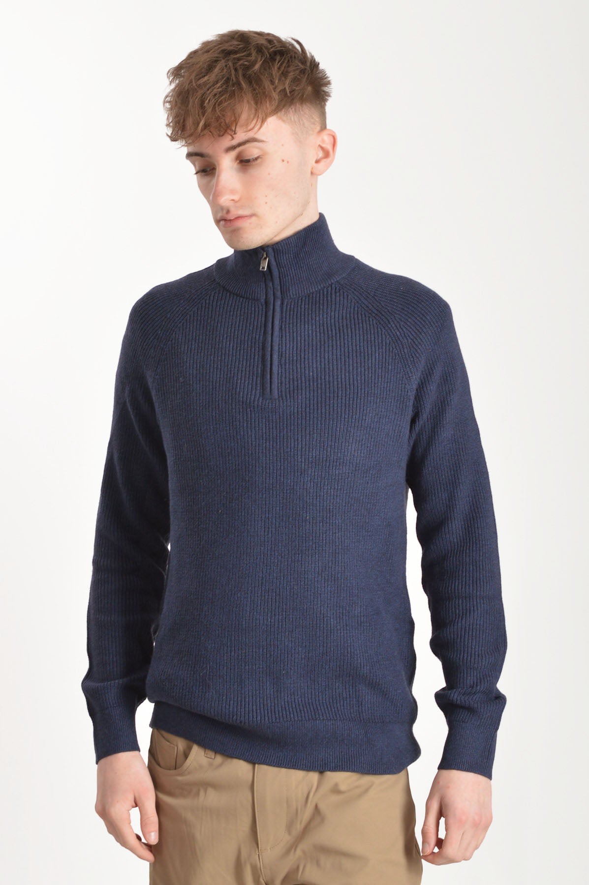 Ribbed Half Zip Jumper – Secret Label