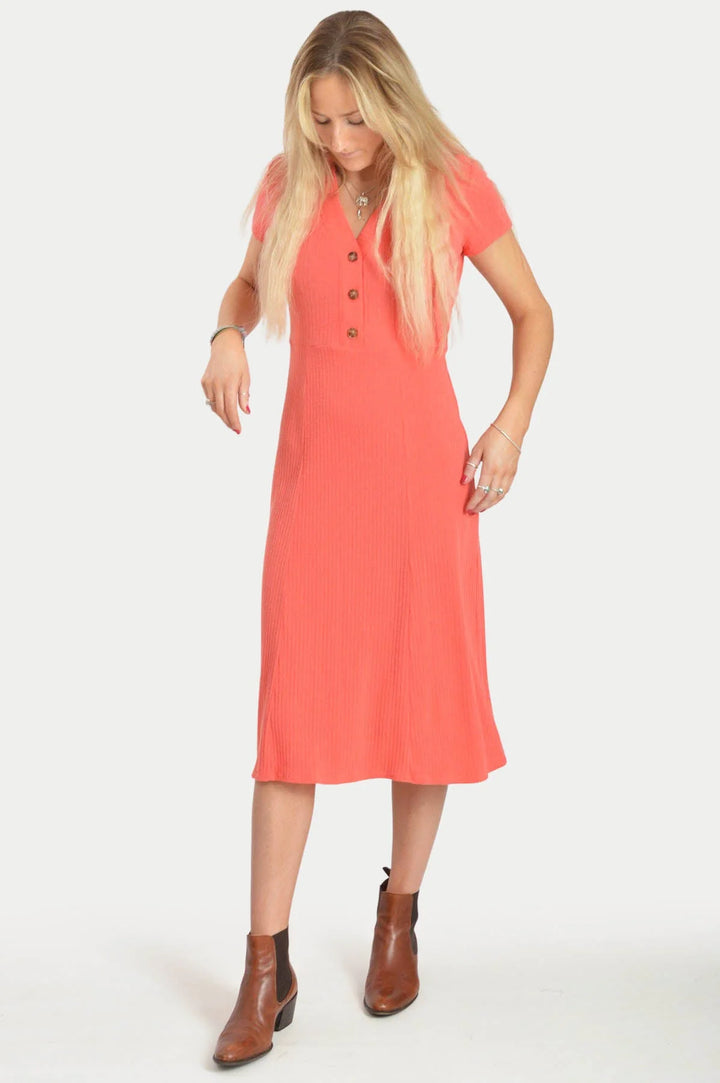 Secret Label Jersey High Waist Midi Dress