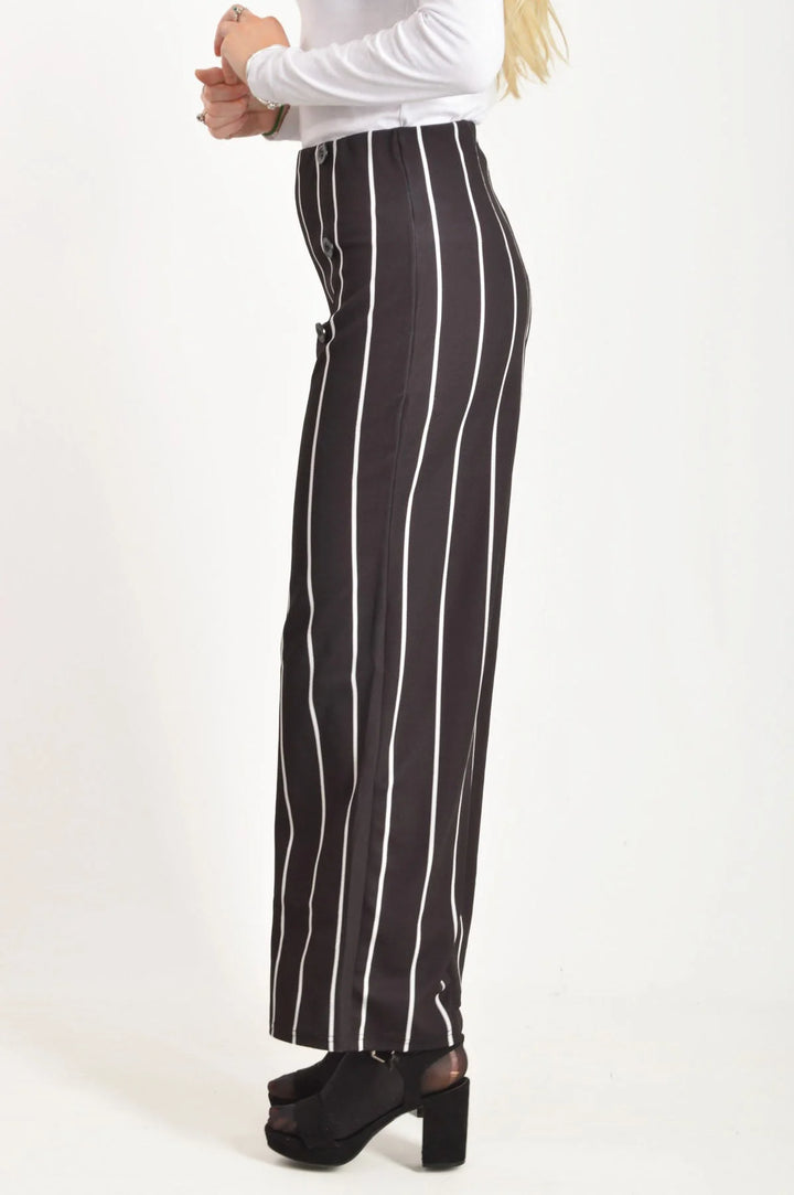 Oasis Striped Wide Leg Trousers