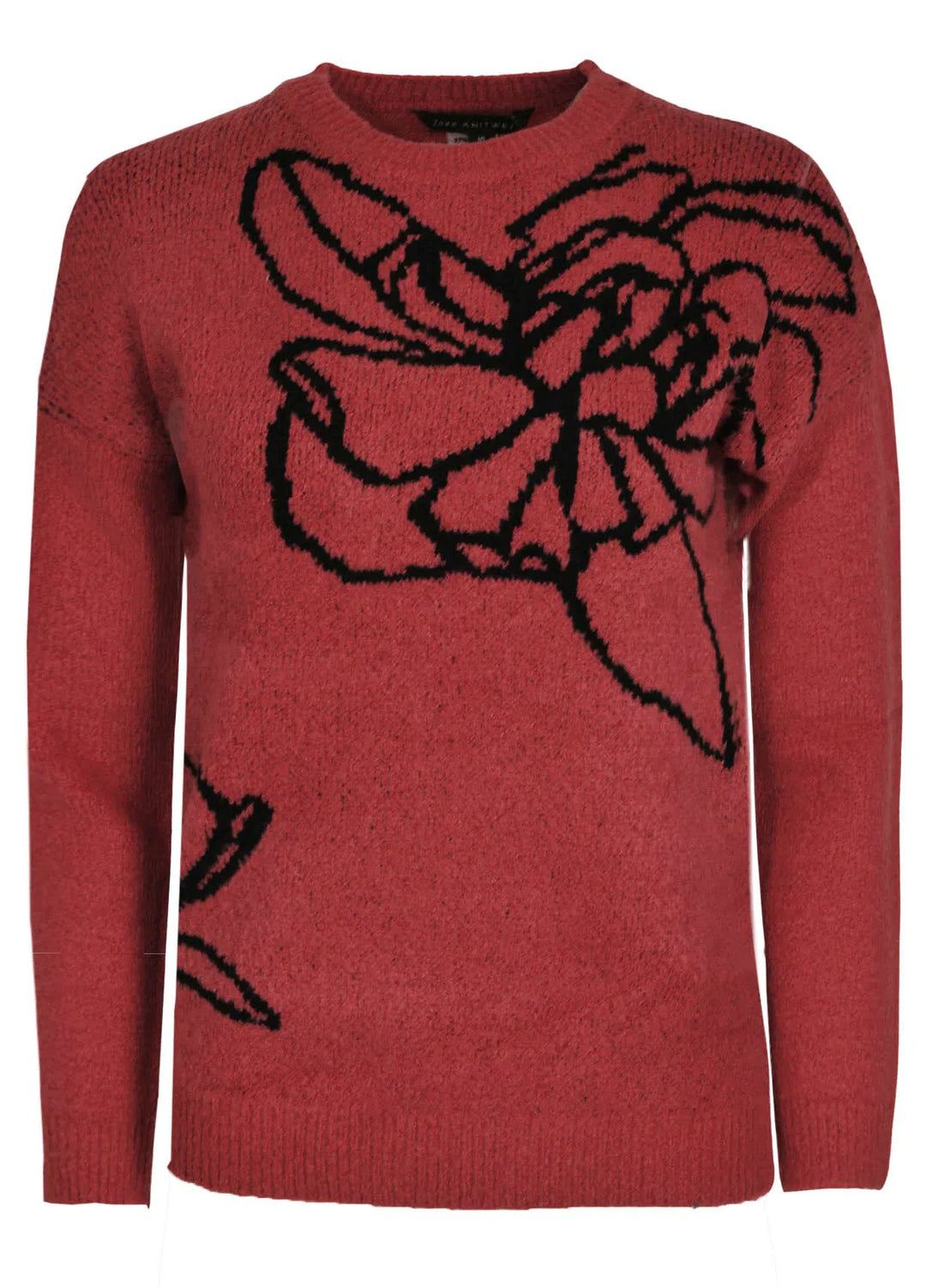 Floral Art Crew Neck Jumper