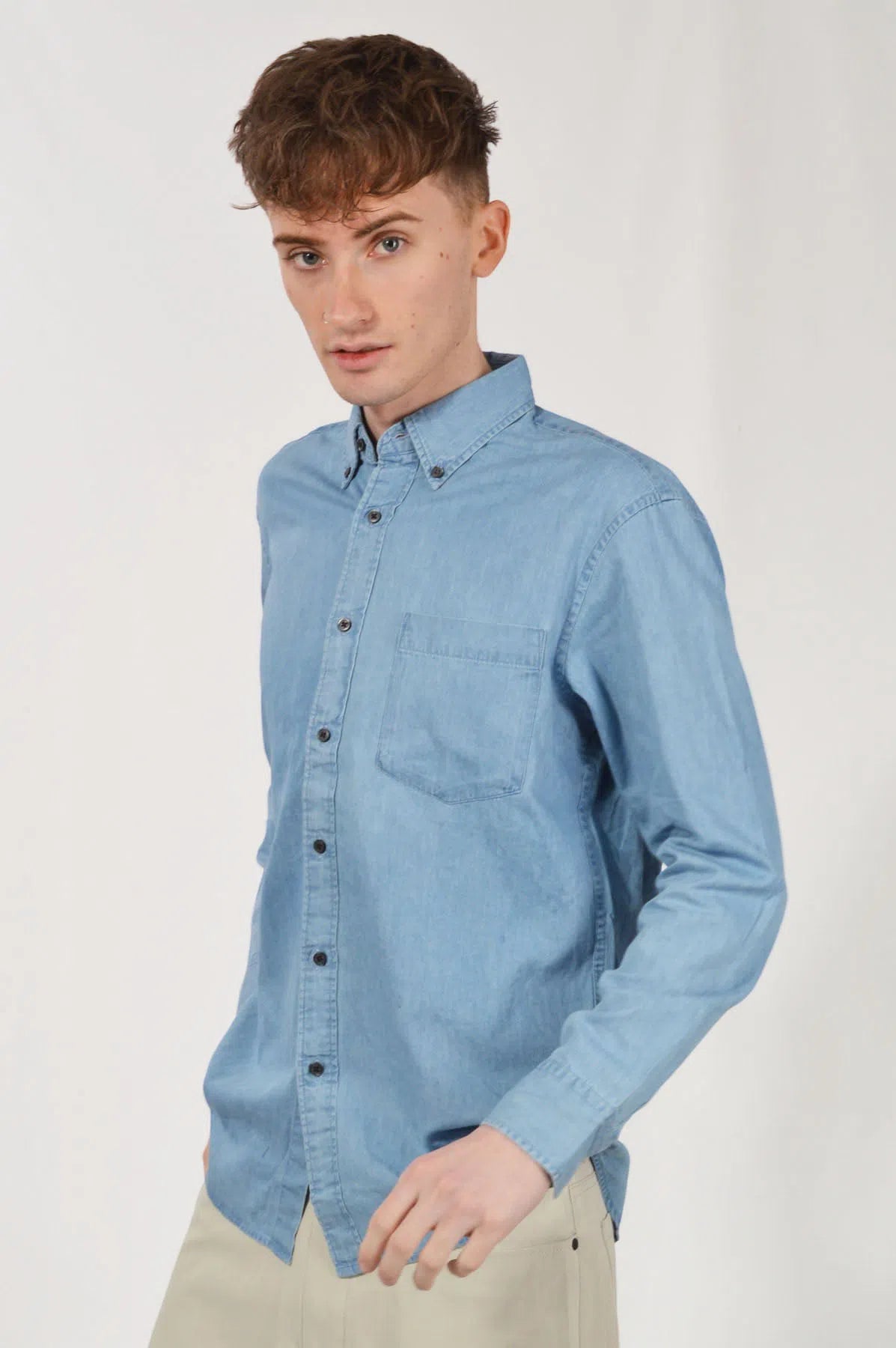 Chambray Denim Cotton Shirt