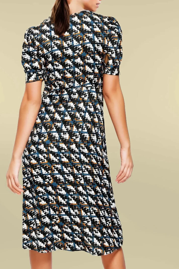 M&S Autograph Geo Print Midi Dress