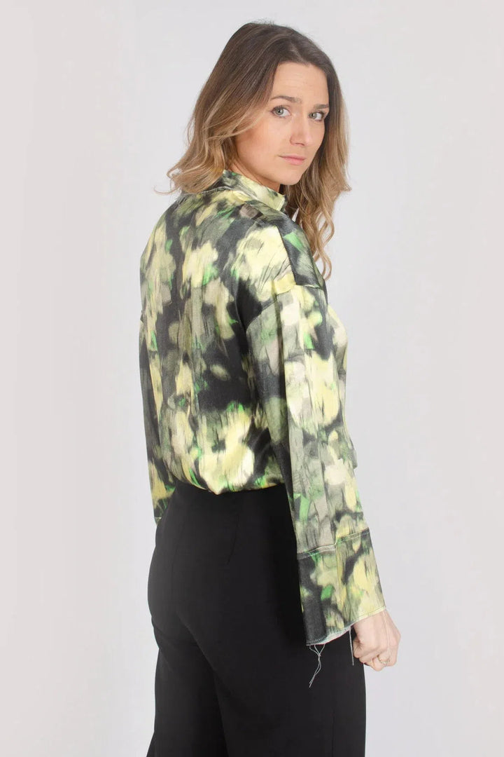 Watercolour Print Blouse