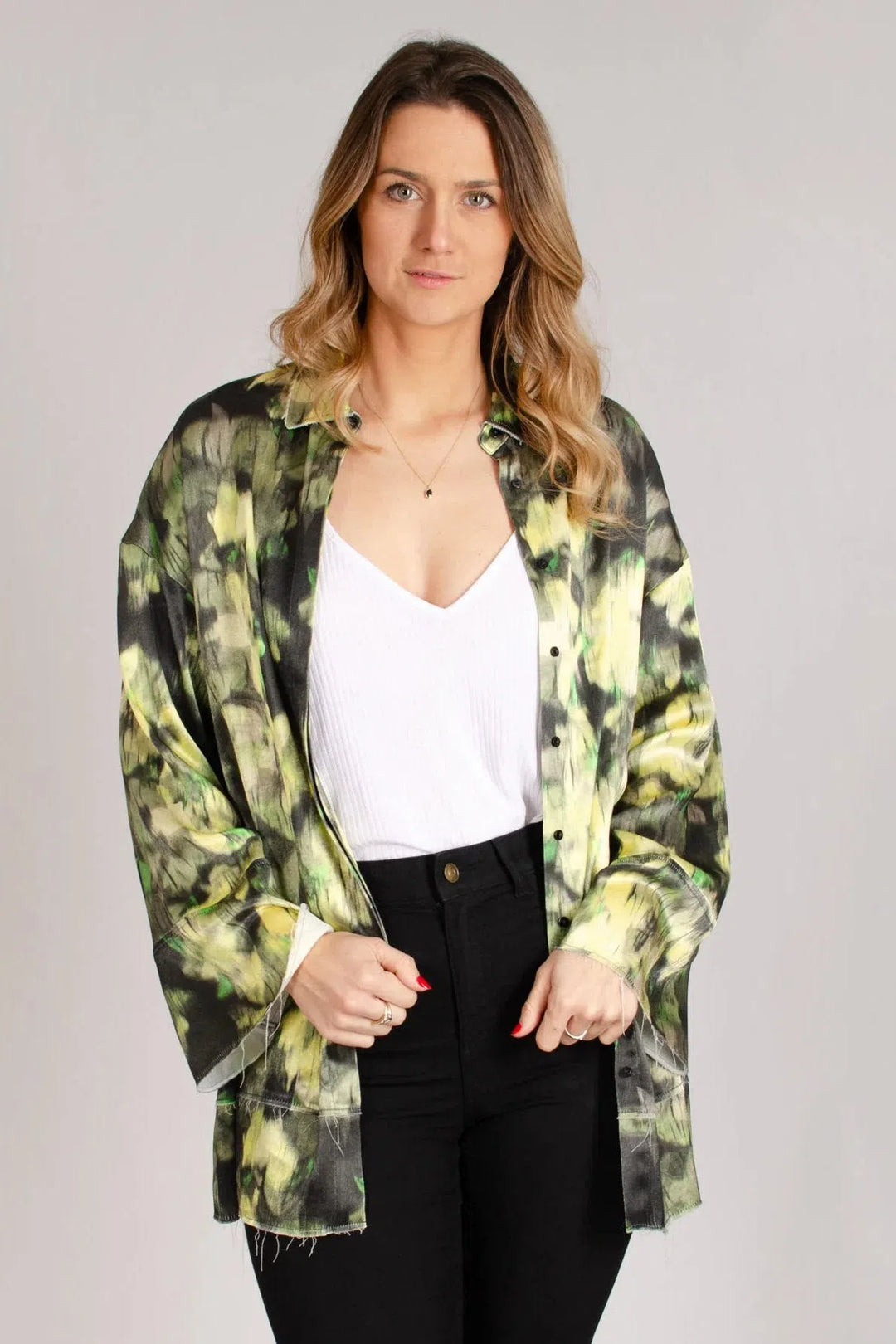 Watercolour Print Blouse