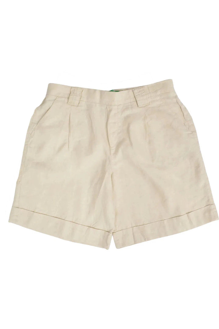 Wide Leg Linen Shorts