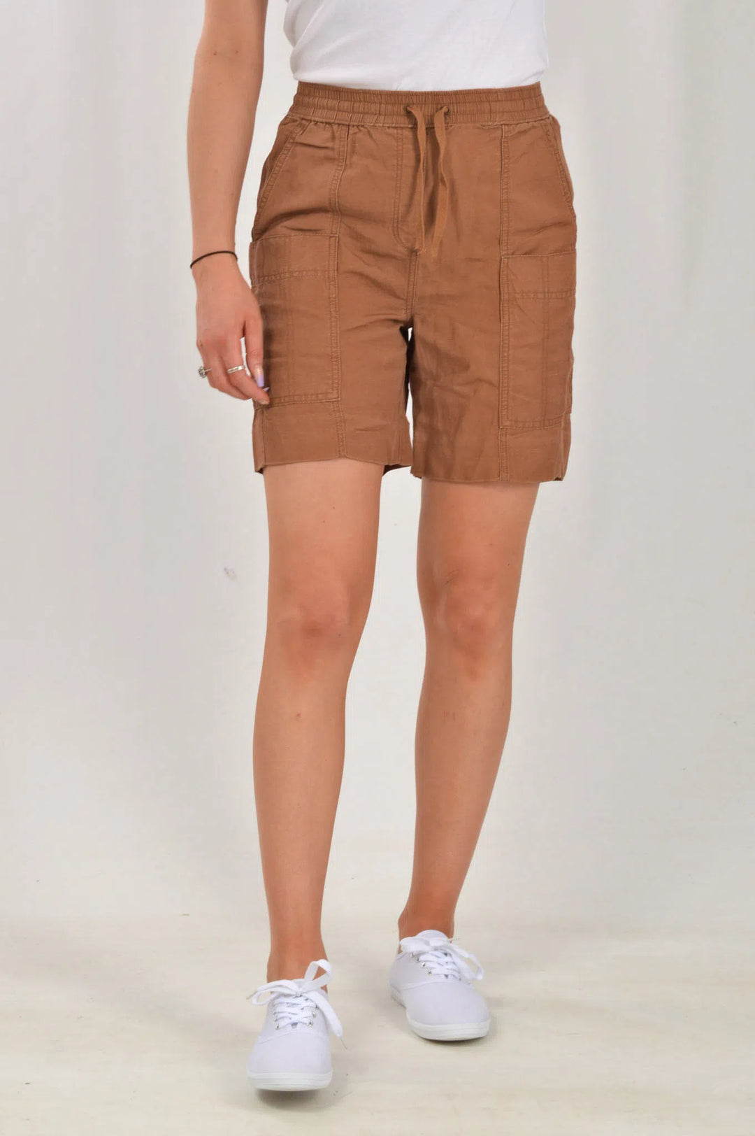 Linen Comfort Utility Shorts