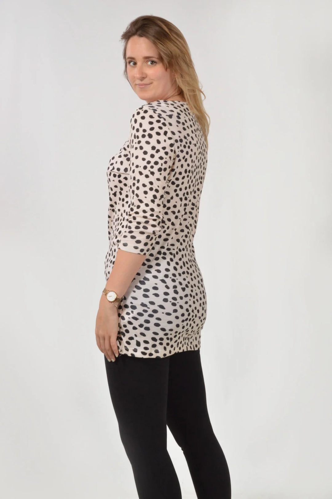 JD Williams Dalmation Print Tunic Top