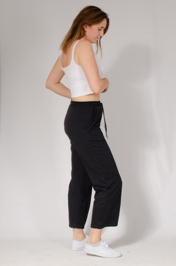 Wide Leg Cropped Joggers