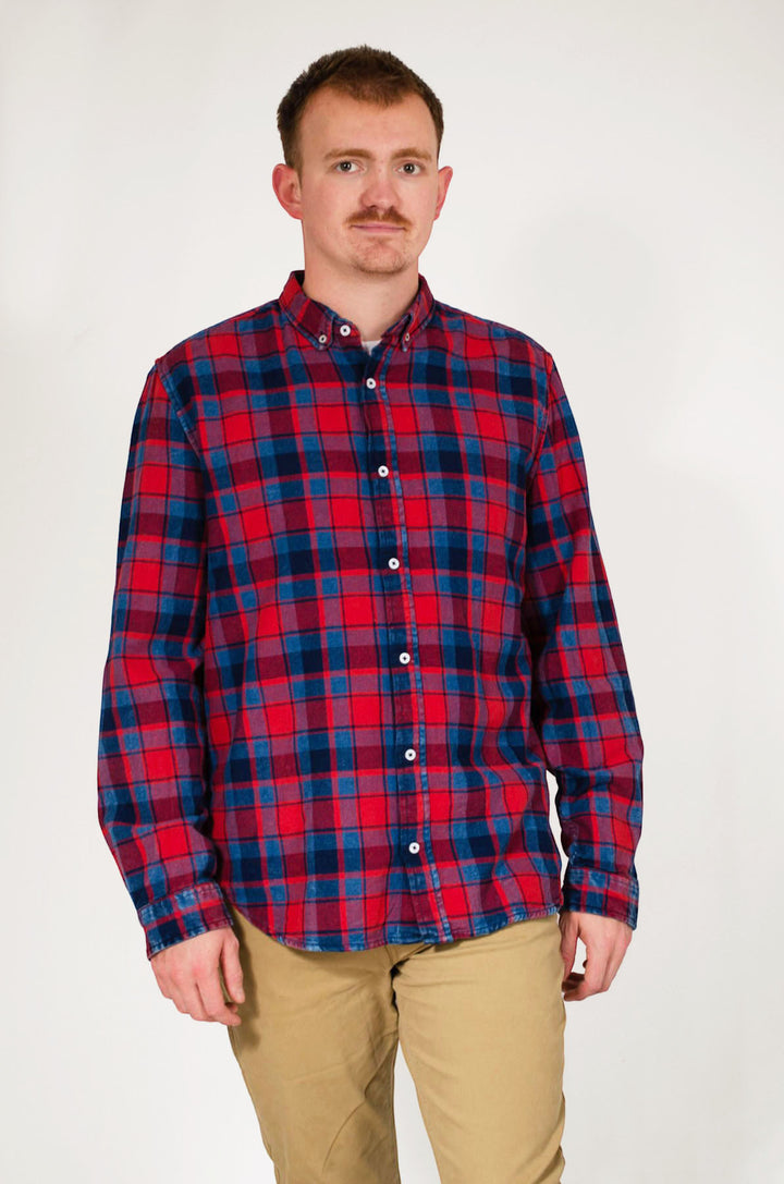 Brushed Cotton Check Shirt