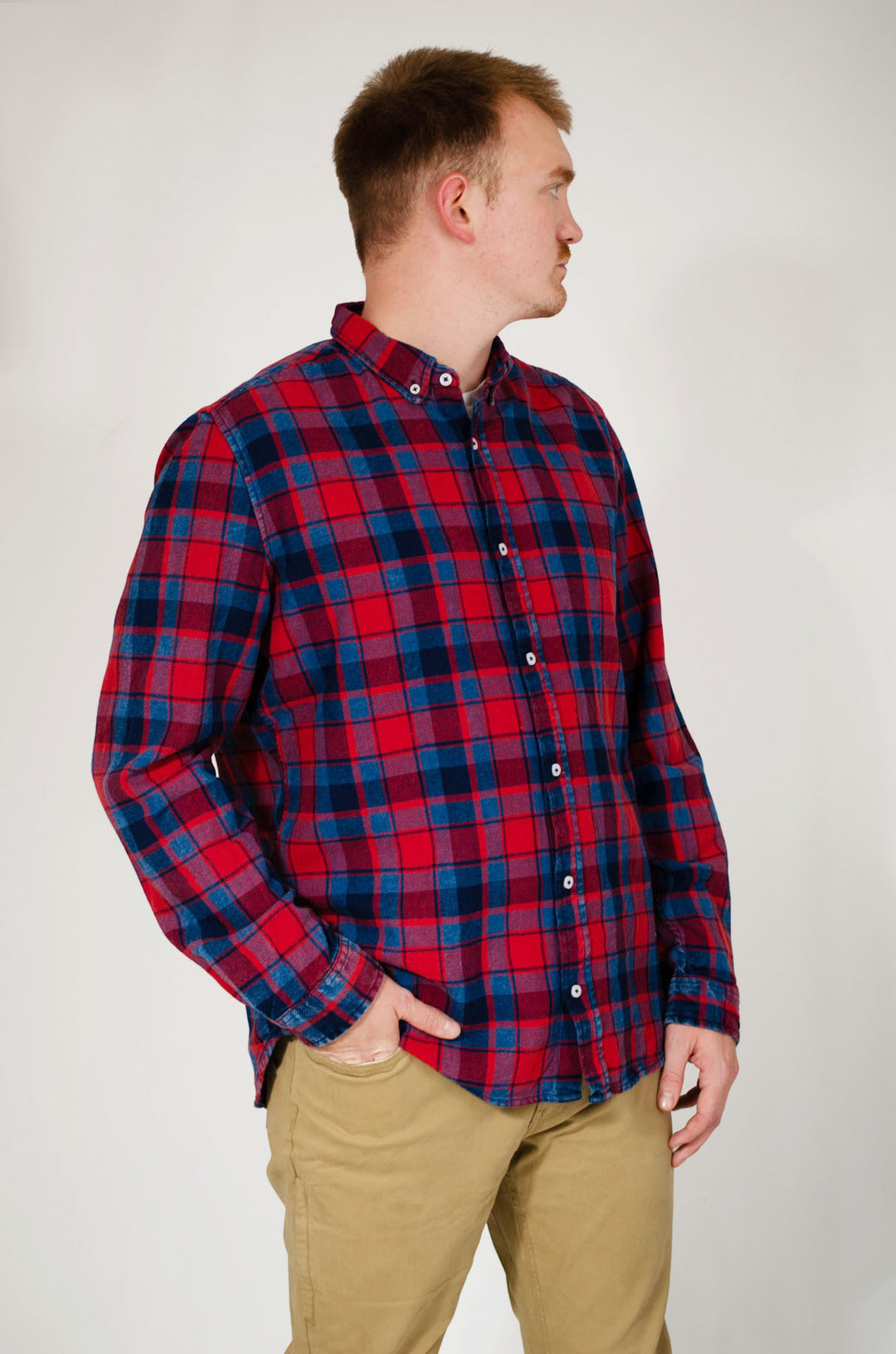 Brushed Cotton Check Shirt