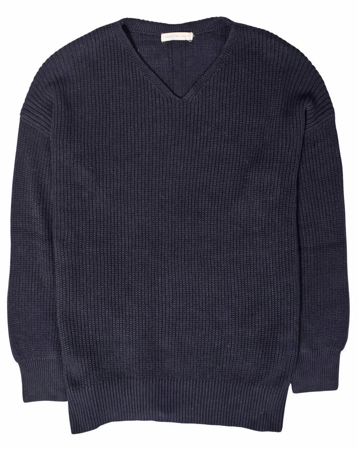 Chunky Oversize V Neck Jumper