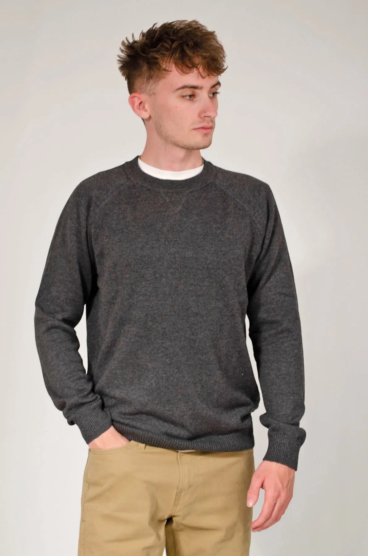 Cotton Crew Neck Sweater