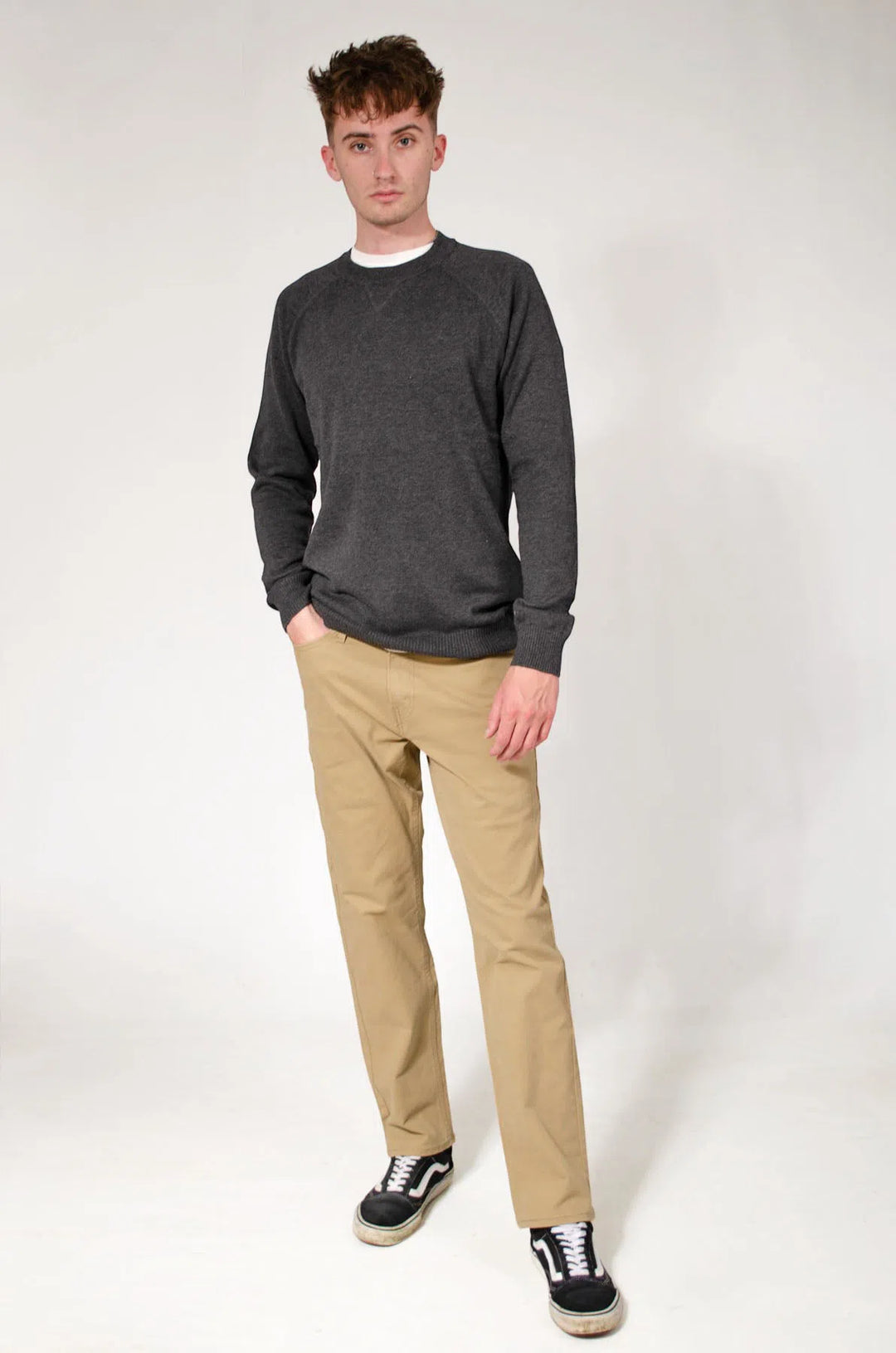 Cotton Crew Neck Sweater