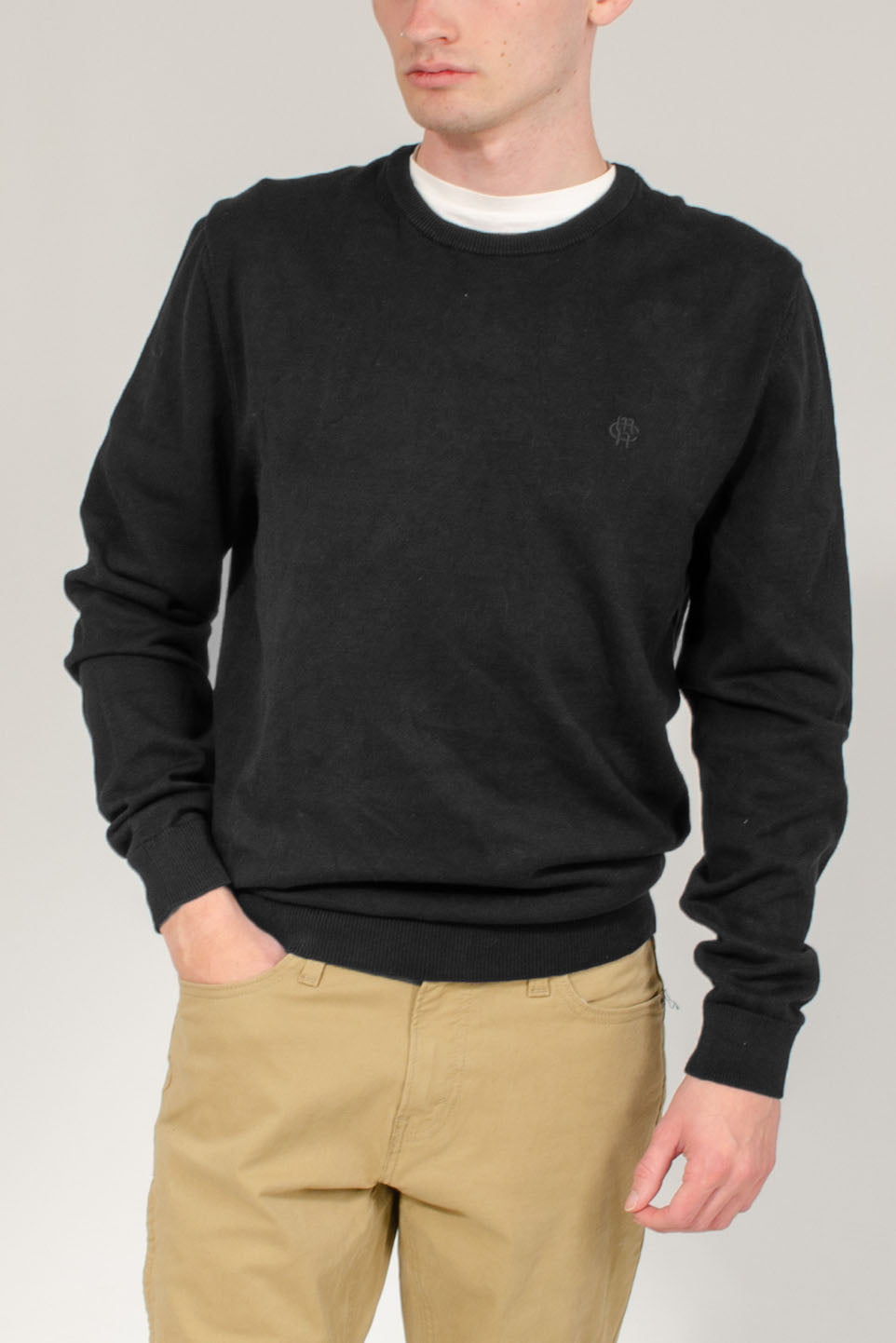 Cotton Crew Neck Jumper