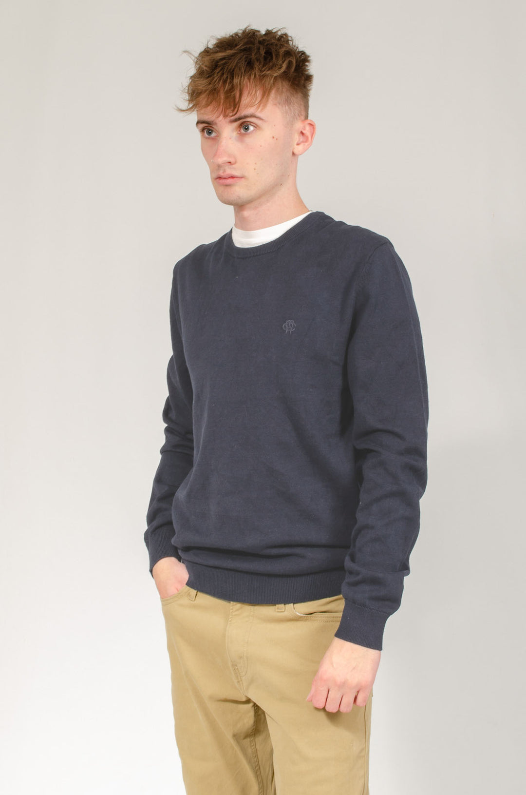 Cotton Crew Neck Jumper