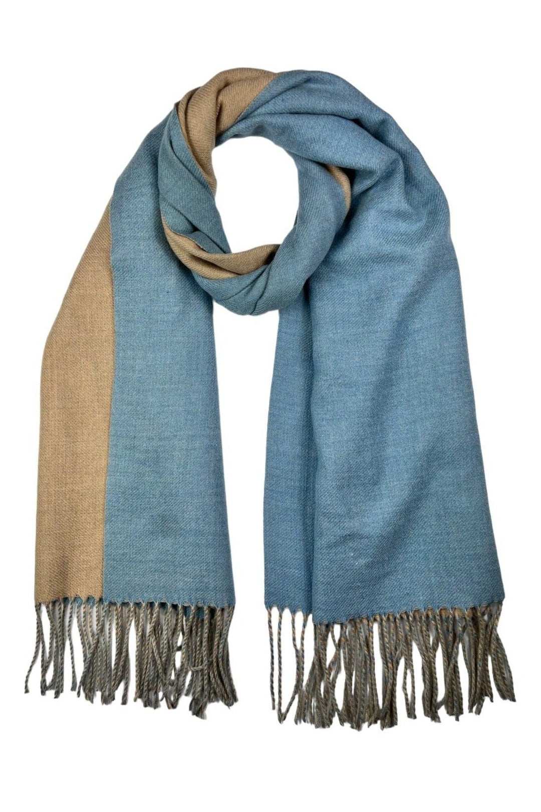 Two Tone Cashmere Blend Scarves