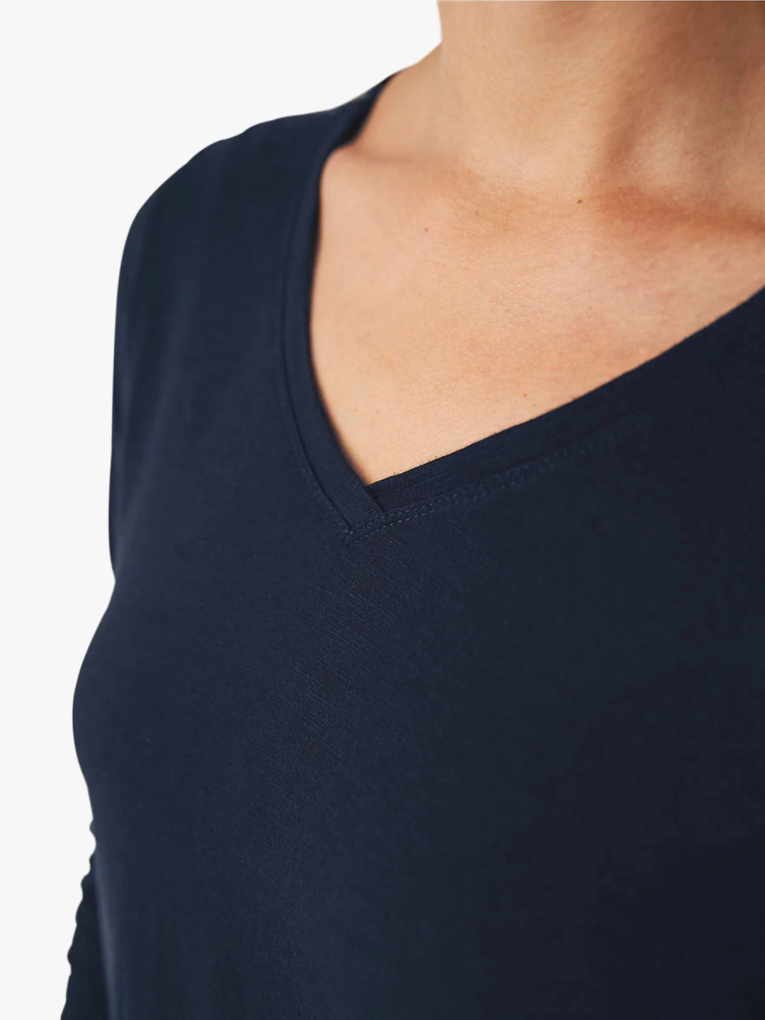 Fat Face V Neck Jersey Top