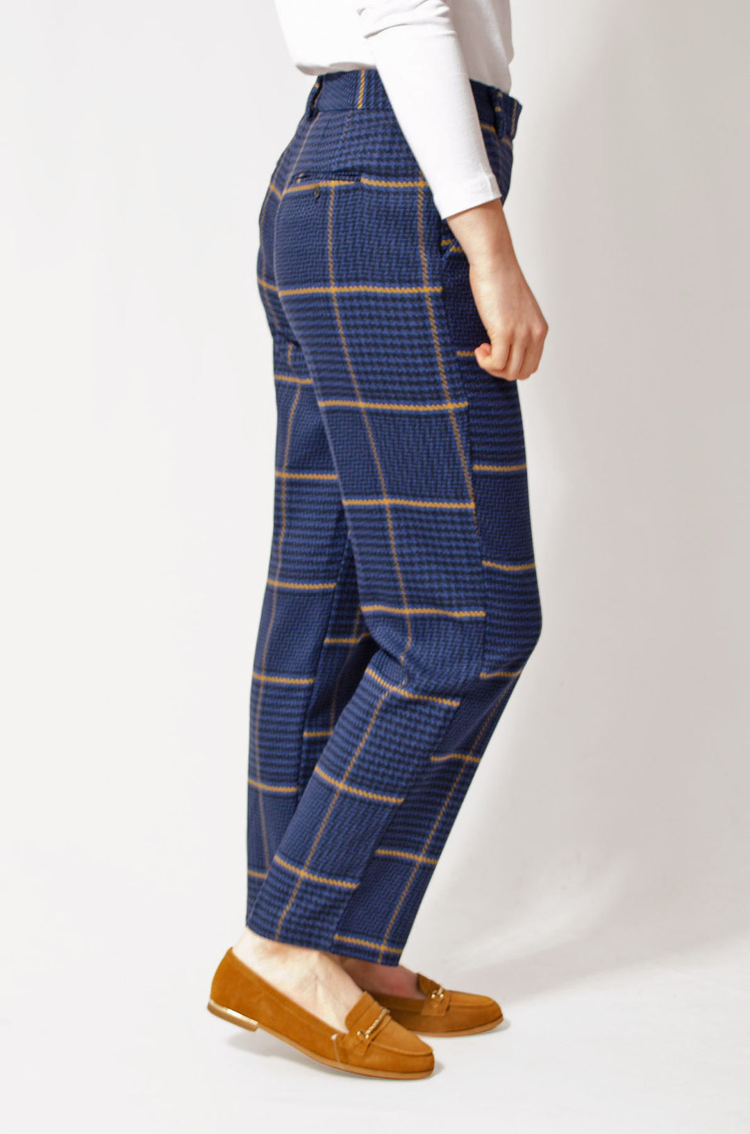 Tartan Check Smart Trousers