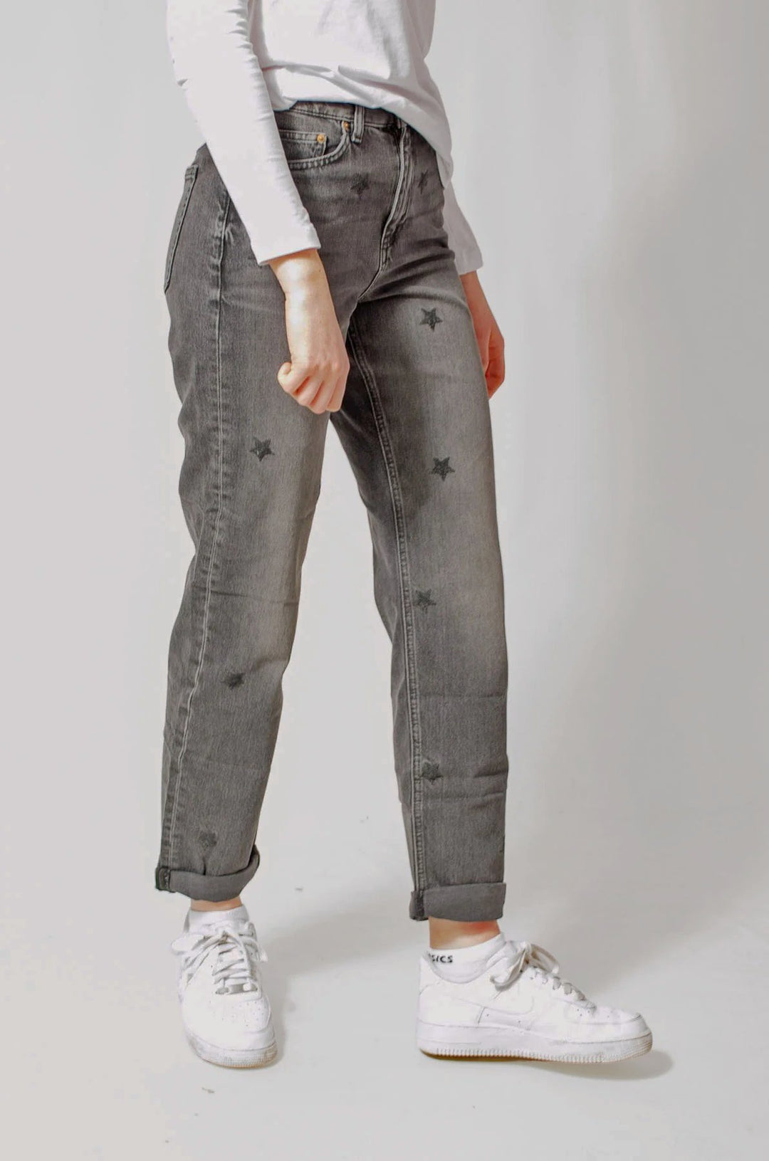 Boyfriend Star Ankle Grazer Jeans