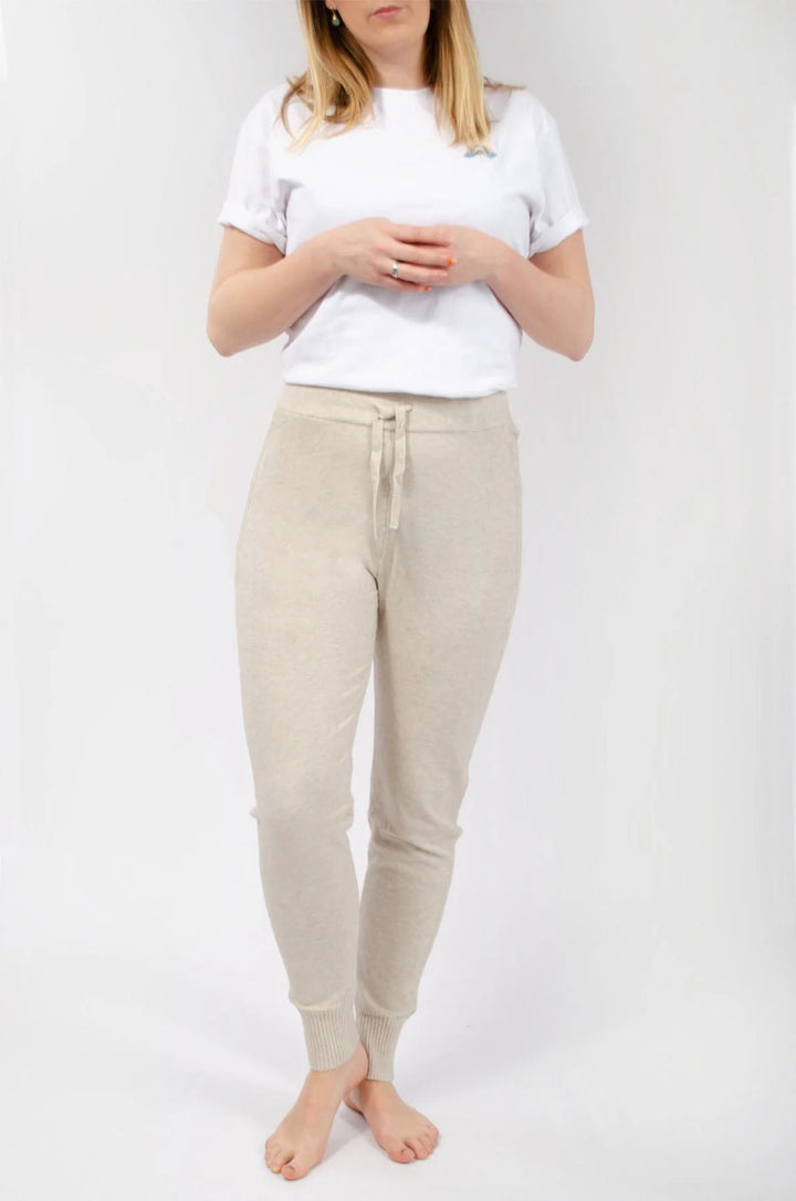 River Island Soft Touch Ribbed Jersey Joggers