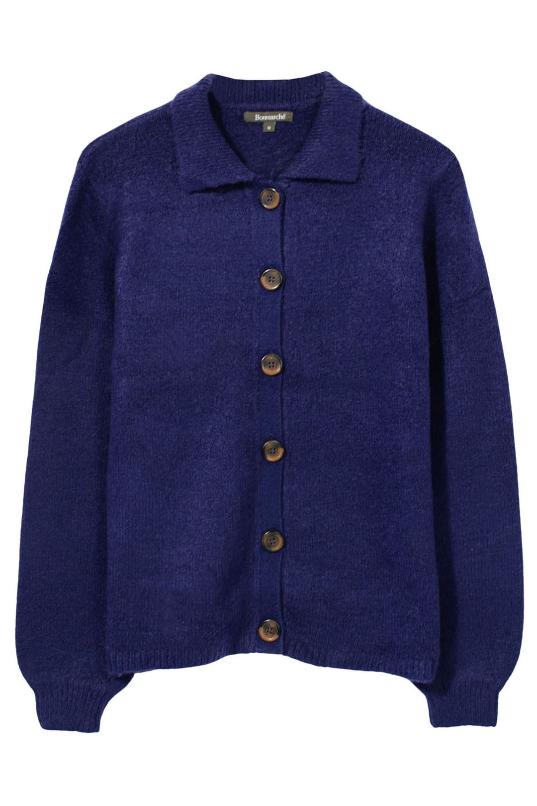 Button Front Collared Cardigan