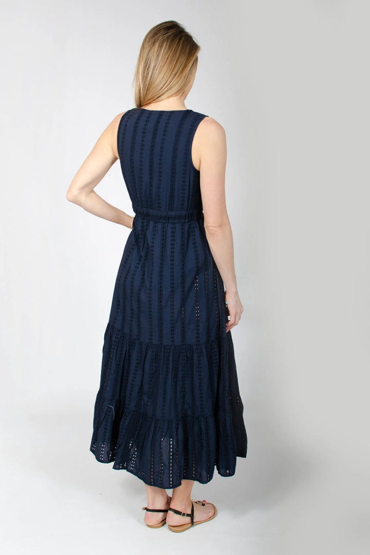 M&S Per Una Broderie Tiered Maxi Dress